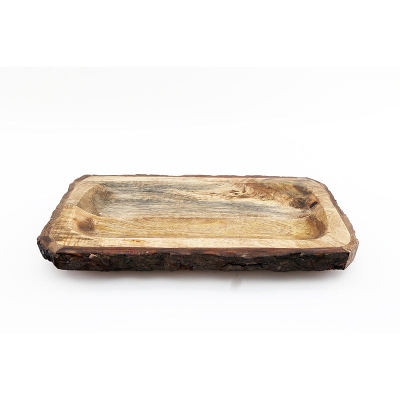 SIL Tree Trunk Tray - 16x31cm