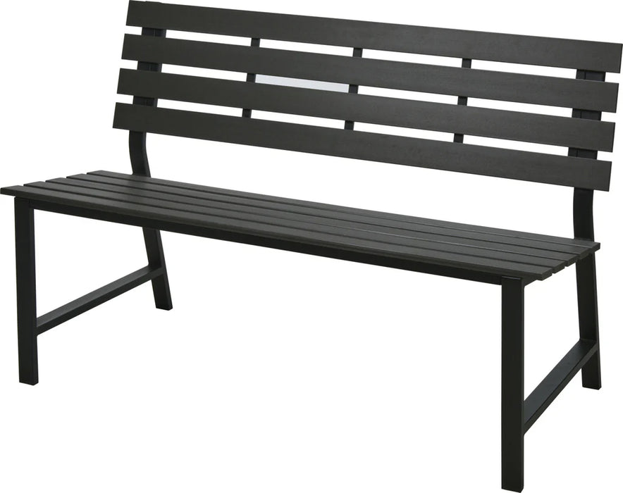 ForgeSeat Steel Bench with Polywood