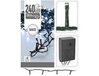 Koopman 240 White LED String Lights Outdoor