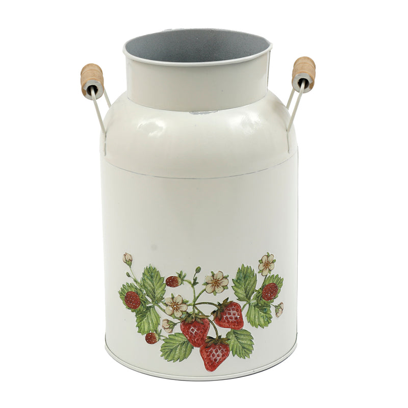 Sifcon 20.5Cm Emb Strawberry Vase