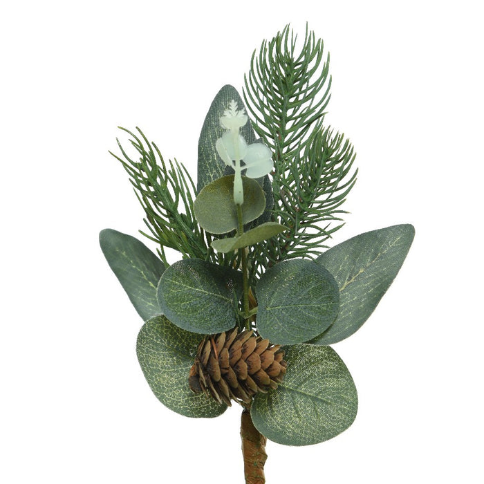 Kaemingk Eucalyptus And Pinecone Pick