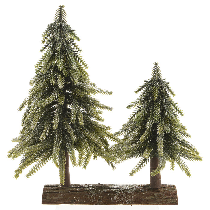 Kaemingk Mini Tree Glitter Indoor (L.28Cm X W.16Cm X H.28Cm)