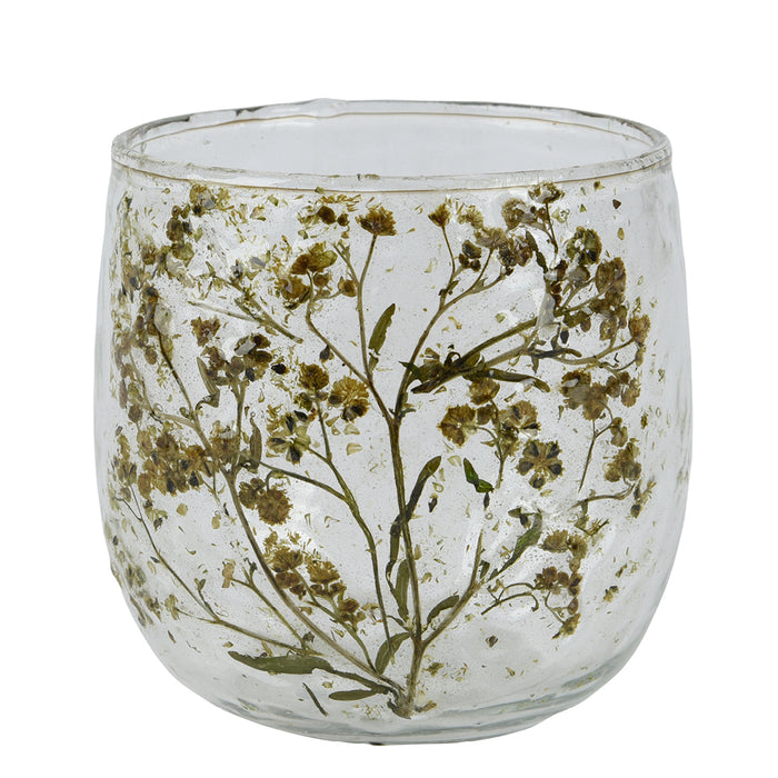 Kaemingk Tealightholder Designed Glass (8cm)