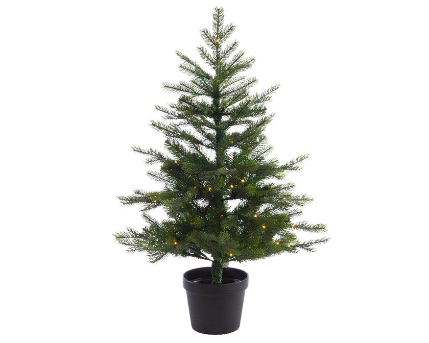 Kaemingk 120cm Potted Grandis Tree Micro LED Bo Outdoor