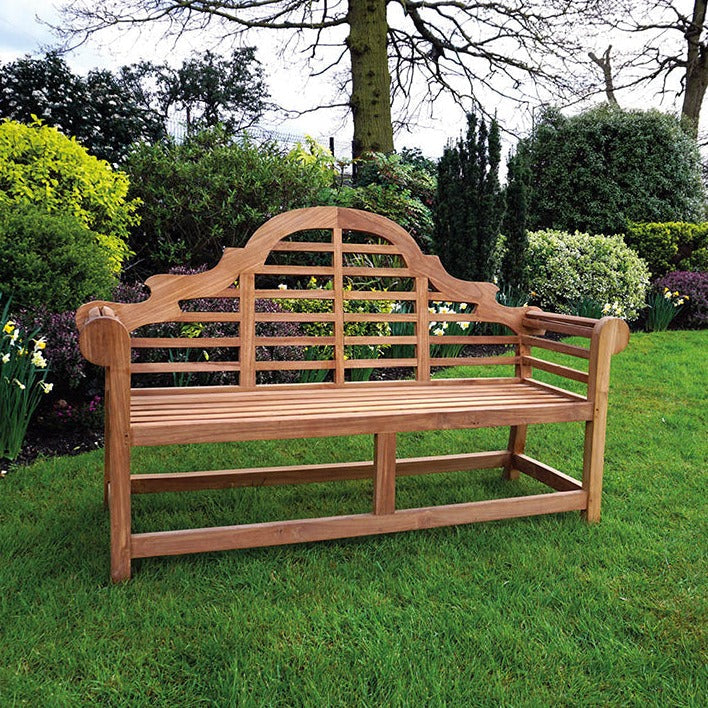 Lutyens Teak Bench — Carpenders Park Garden Centre