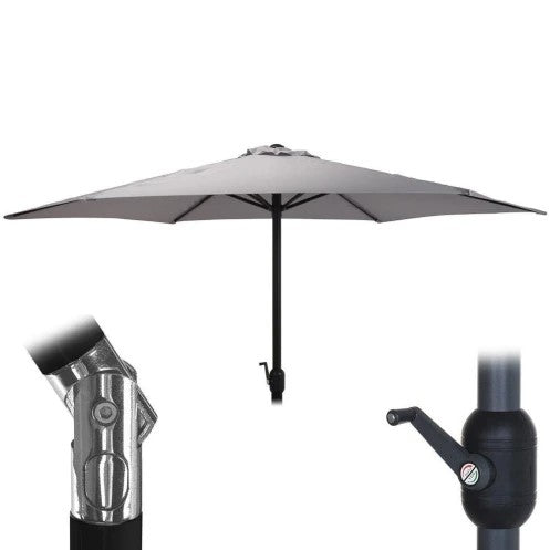 Koopman Umbrella Dia 2.7M Light Fabric Aluminium Pole