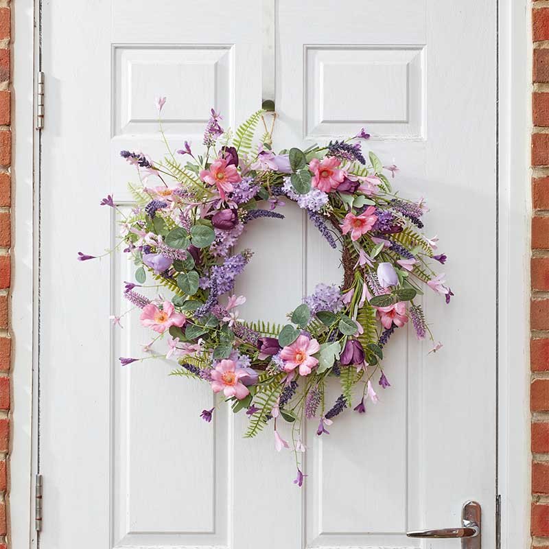 Faux Décor Lovely Lilac Whirl 45cm