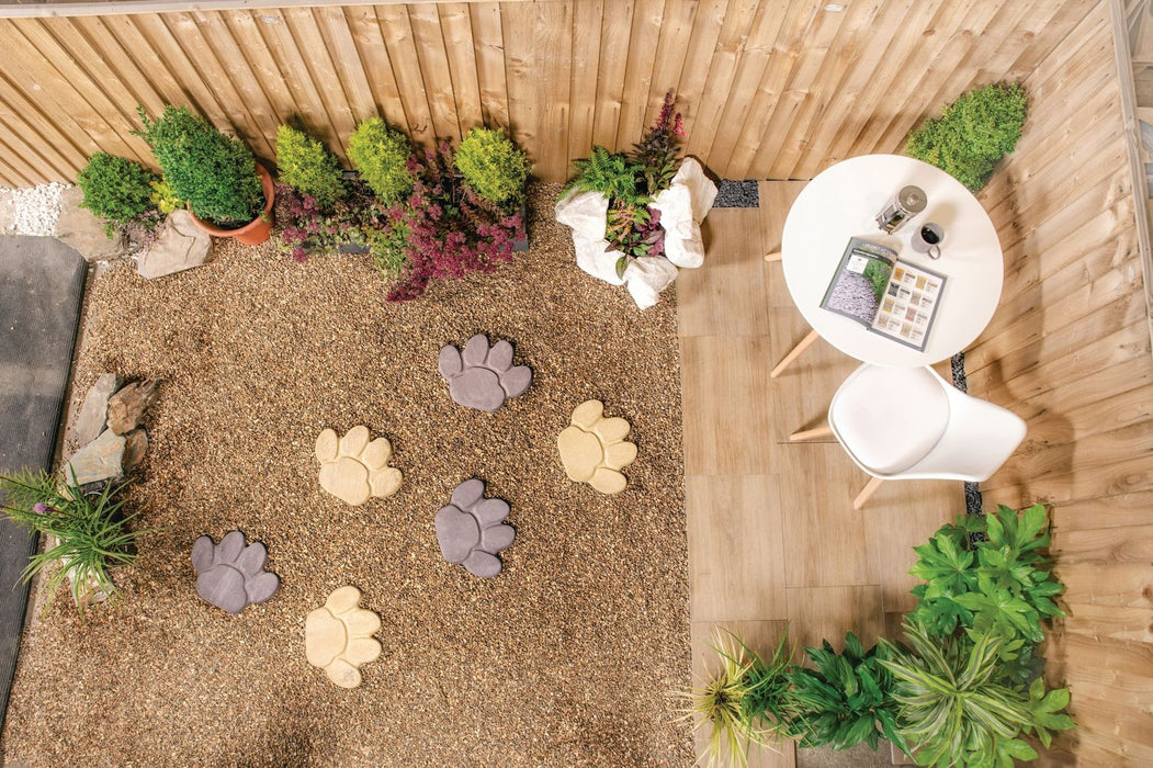 Deco-Pak Animal Paw Stepping Stone Twilight