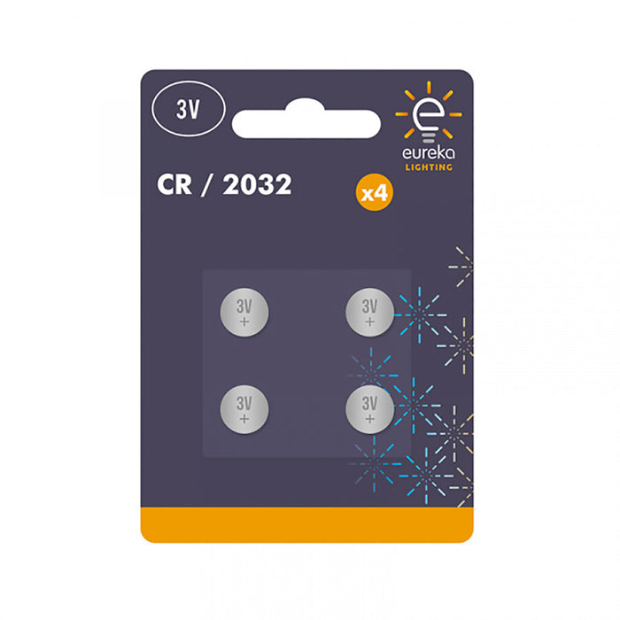 Eureka Button Cell - CR2032 (4 pack)