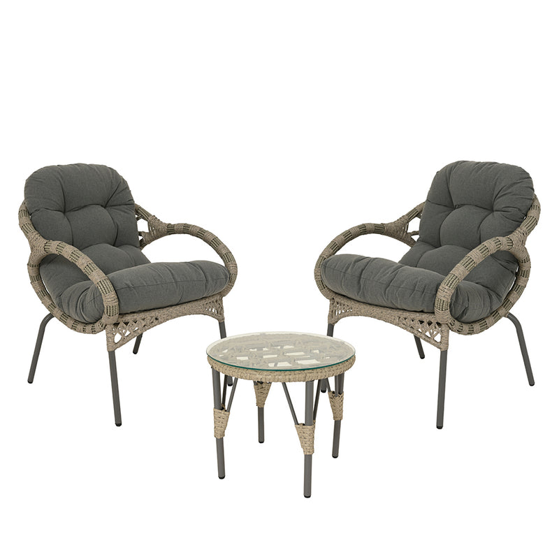 Kaemingk Castel Wicker Outdoor Set - EX DISPLAY