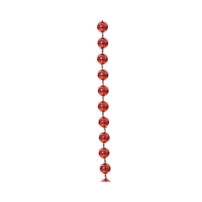 Kaemingk Bead Garland – Shiny Christmas Red (Dia.0.8Cm X L.1000Cm)