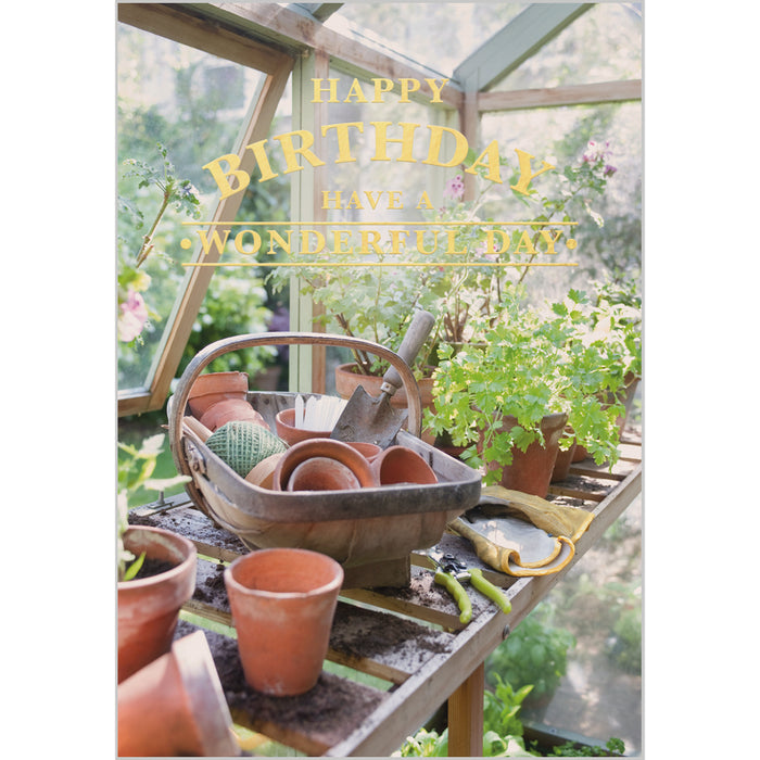 ABA Birthday Male - Greenhouse Potting