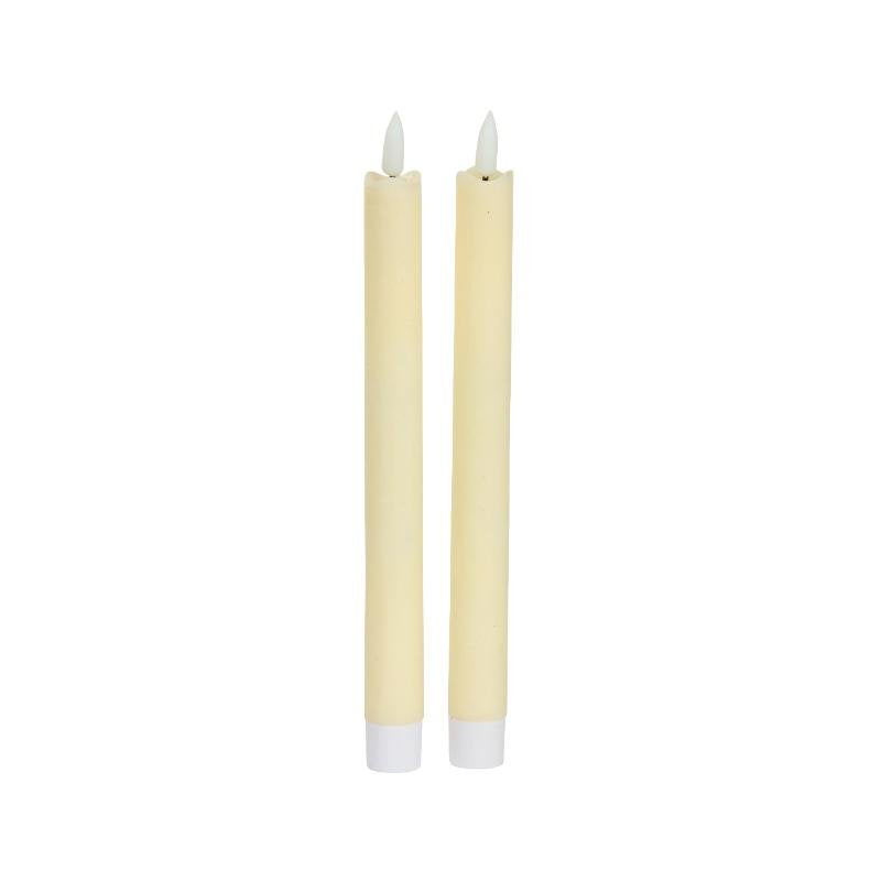Smart Garden Faux Flame Table Candles 2pk - Cream