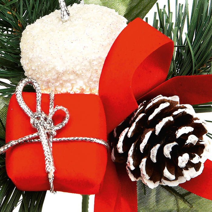 Premier Red-White Apple & Parcel Pick (16cm)