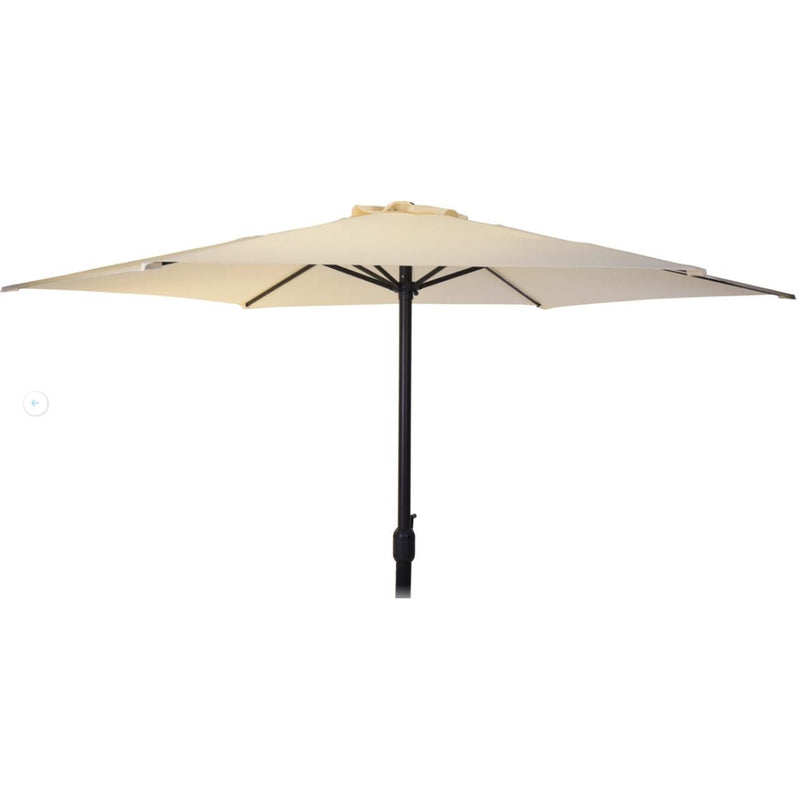 Koopman Umbrella Dia 3M Taupe Fabric Aluminium Pole