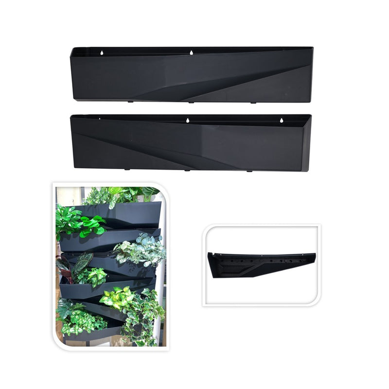 Koopman Flowerpot Cascade Garden Wall Set Of Two Pcs