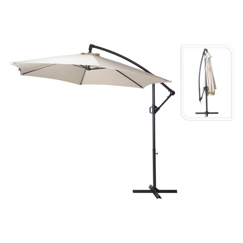 Koopman Hanging Umbrella 300cm Ecru