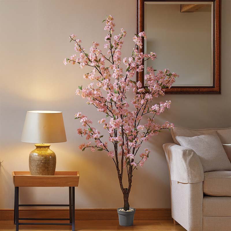 Faux Décor Pink Cherry Tree 140cm