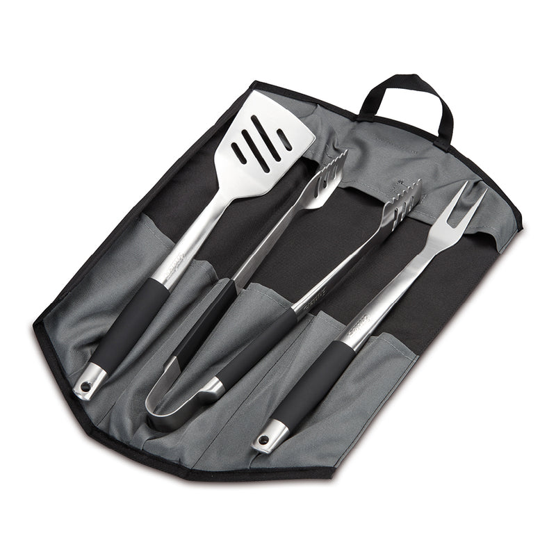 Enders Premium BBQ Utensile Stainless Steel Set of 3 With Bag