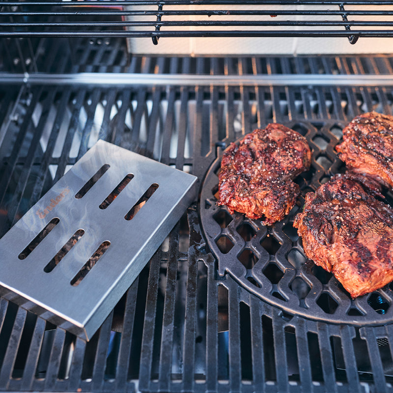 Enders Stainless Steel Smoking Box