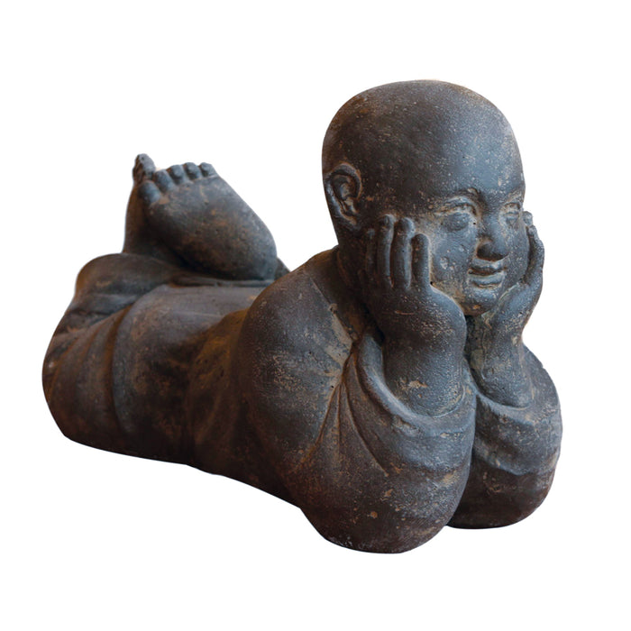 Lying Monk 60cm Cast Stone