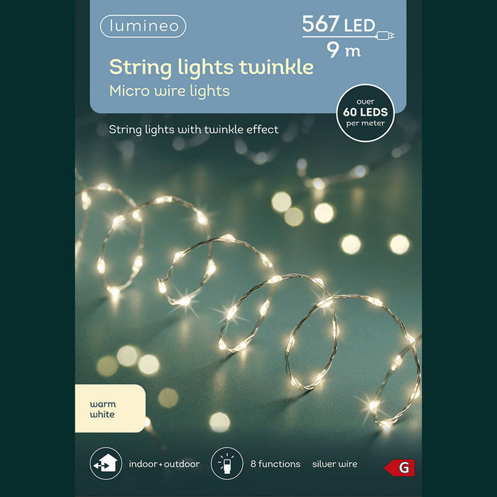 Kaemingk Micro LED Warm Twinkle Extra Dense (900cm)