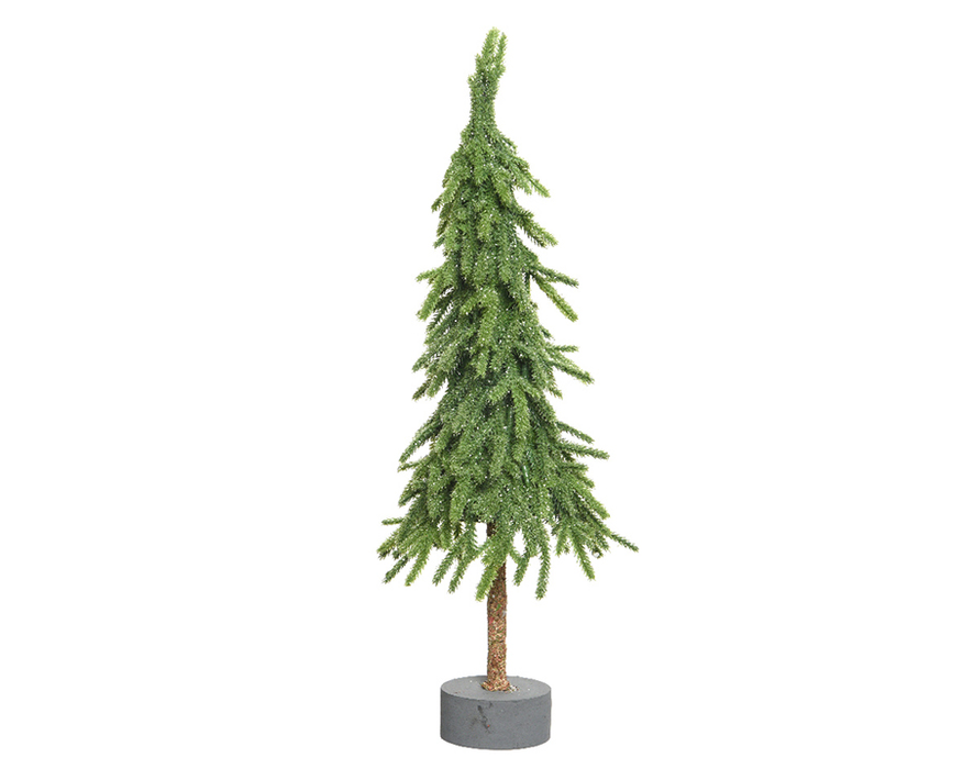 Kaemingk Gnome Mini Tree Glitter Indoor (Dia.13Cm X H.45Cm)