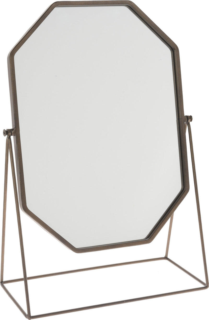 Mirror On a Stand Octagonal Shape