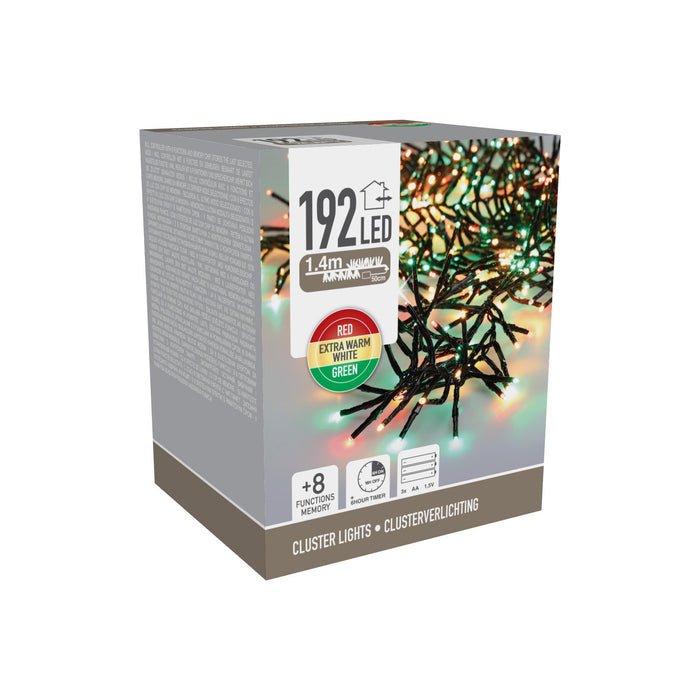 Koopman Cluster Lights 192 LED 3Clr