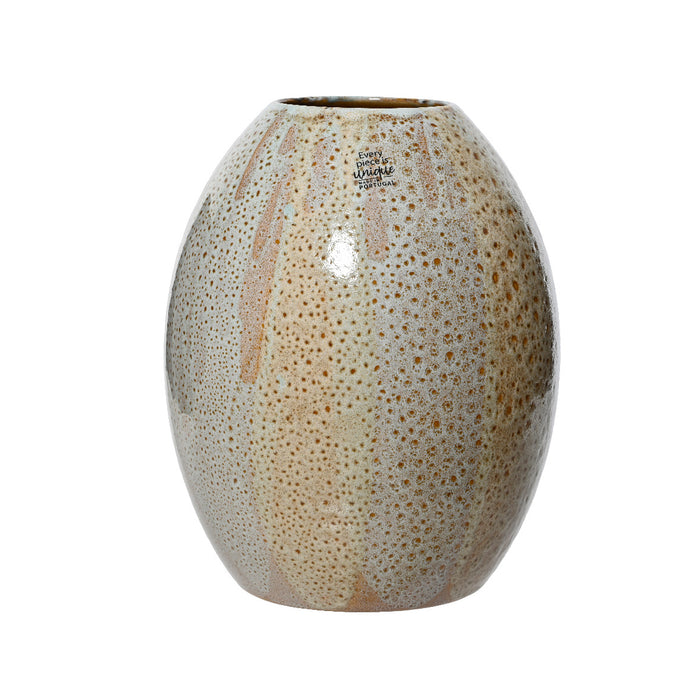Kaemingk Vase Earthenware Reactive Glaze H.27cm
