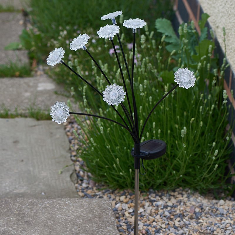 Smart Solar 8-Stem FloraLights Warm White Stake Light
