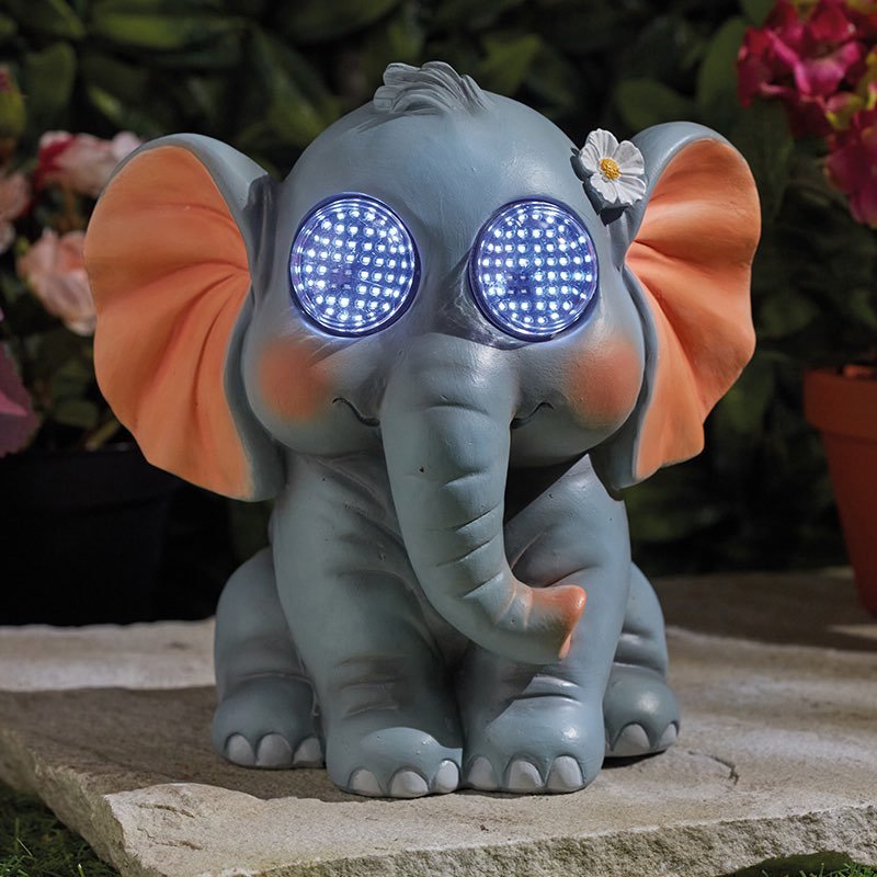 Smart Solar Blinkin' Elephant