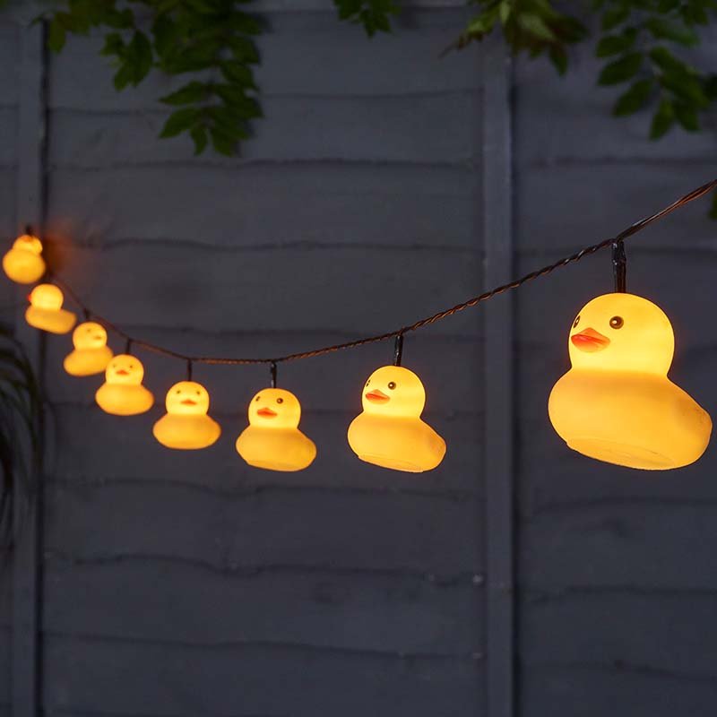Smart Garden Rubber Duck String Lights - Set of 10