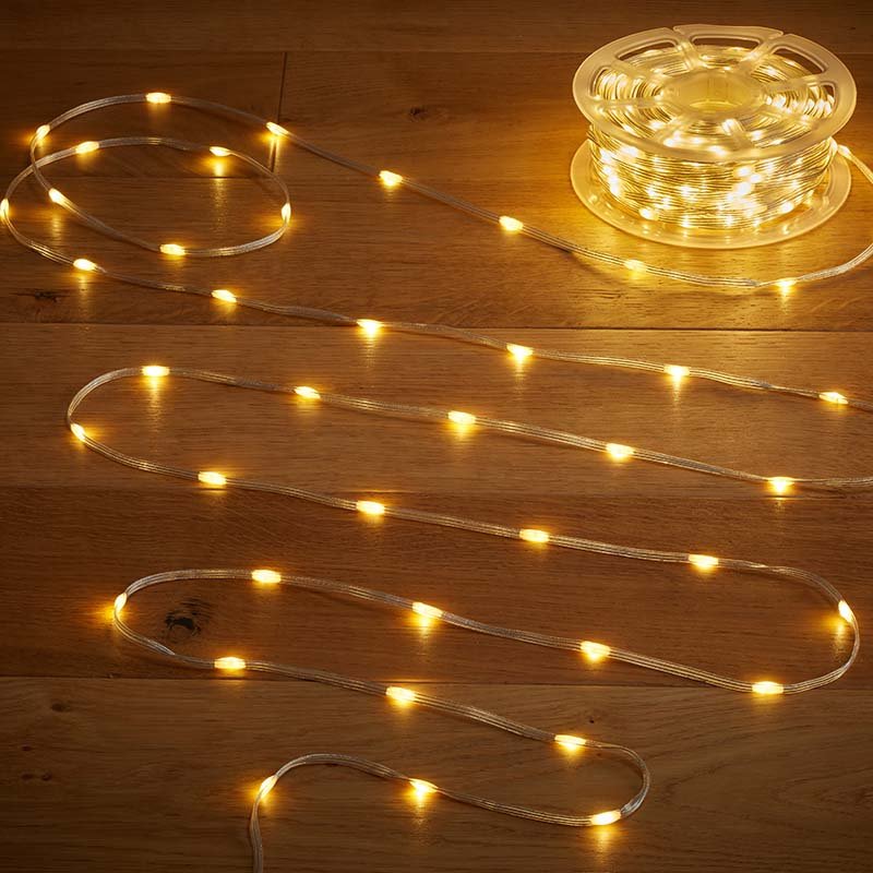 Smart Garden TwoTone Rechargeable String Lights - 100 LEDs - Warm/Multi