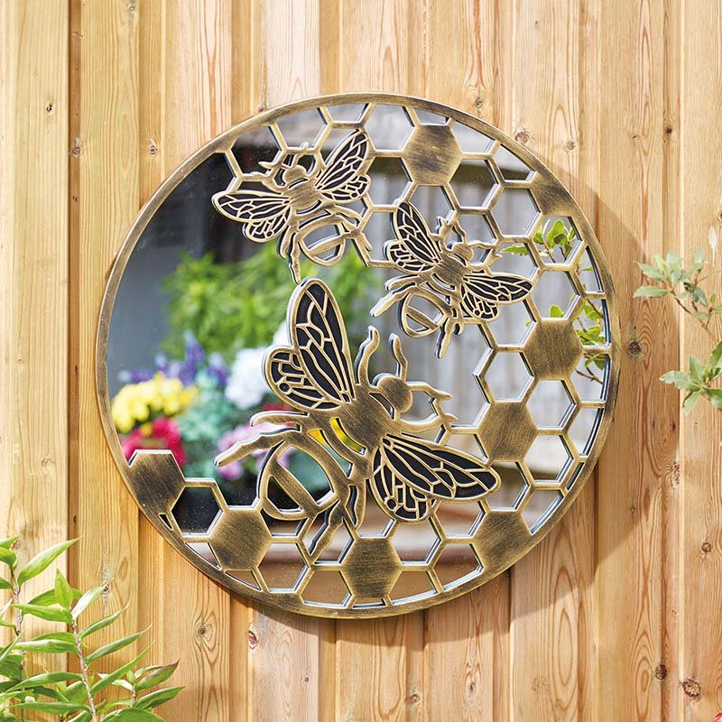 Smart Garden BeeFlection Home & Garden Mirror - Goldgris Large