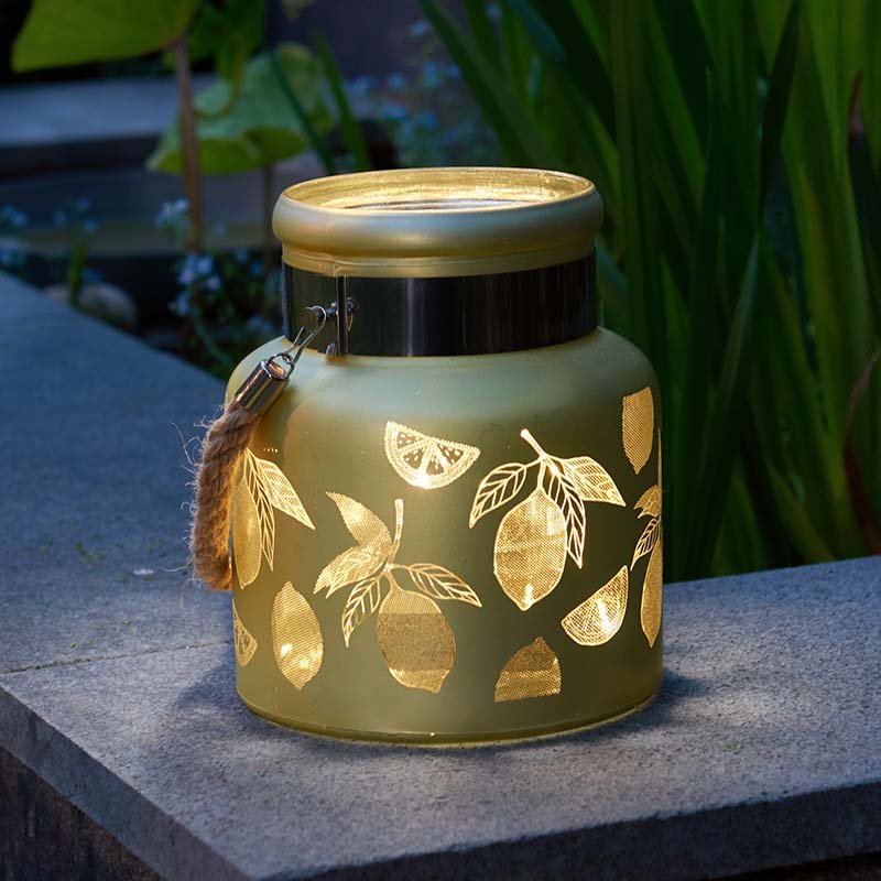 Outside In Lemon Lantern - Yellow