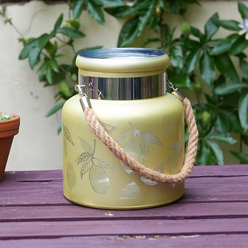Outside In Lemon Lantern - Yellow
