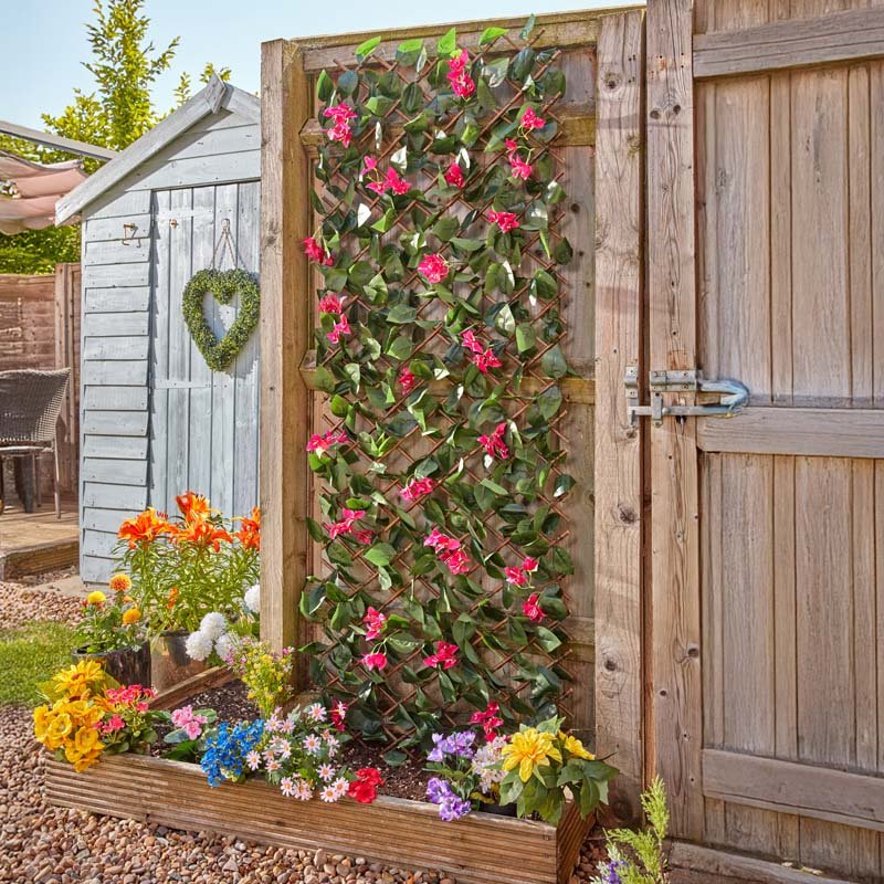 Faux Decor Bougainvillea 180 x 60cm Trellis