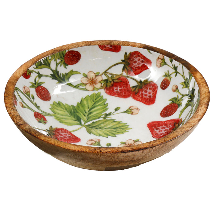 Sifcon 17.5Cm Wdn S/Berry Enamel Bowl