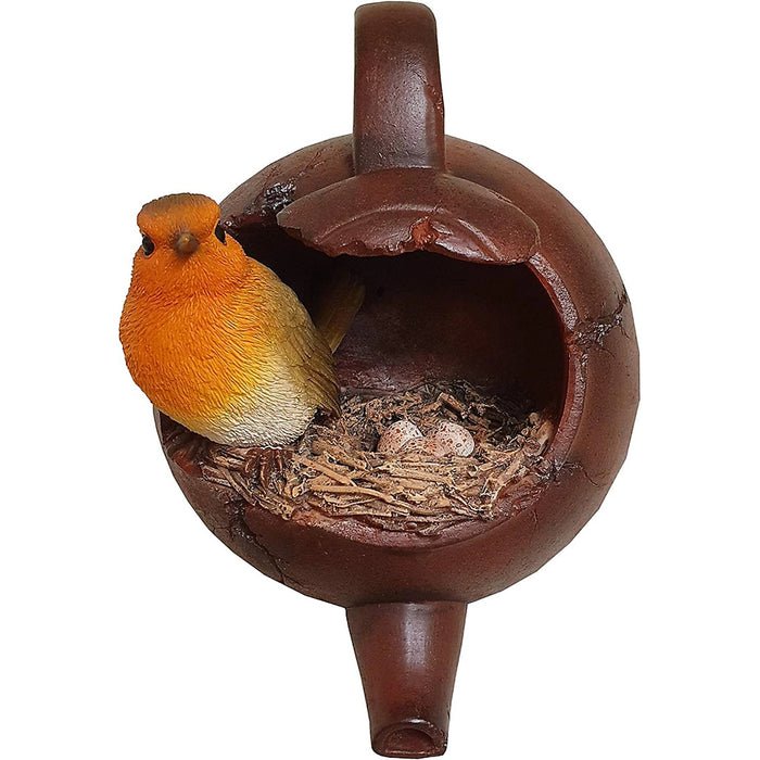 Vivid Arts Hanging Robin'S Nest In Teapot D