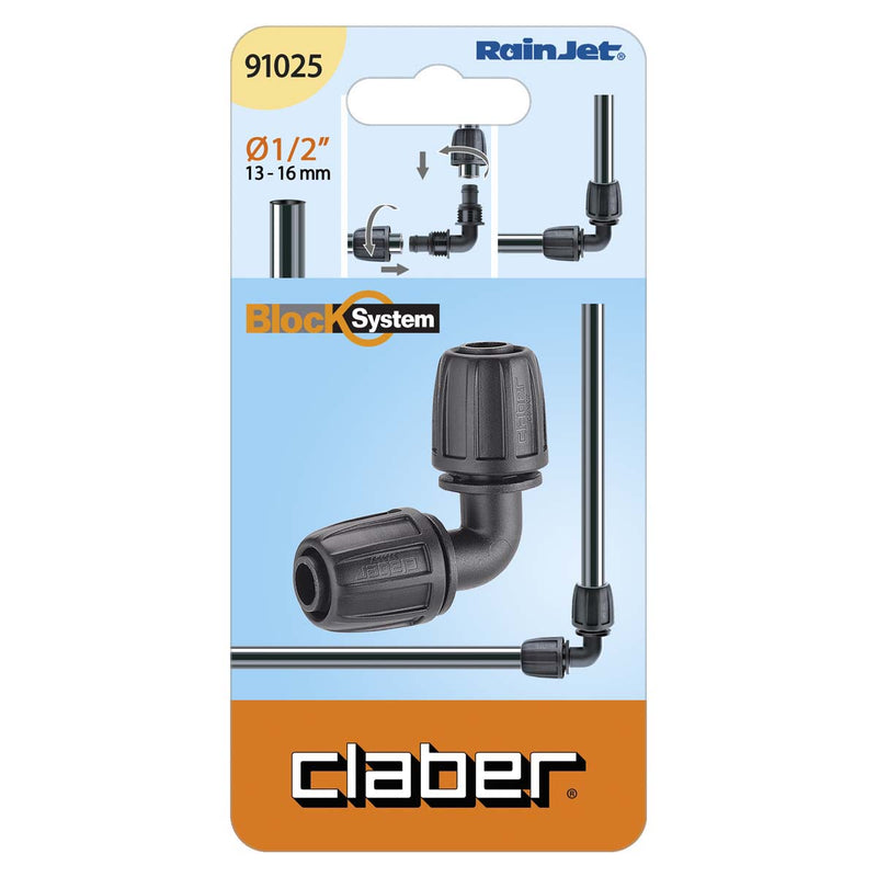 Claber 1/2" Elbow Connector