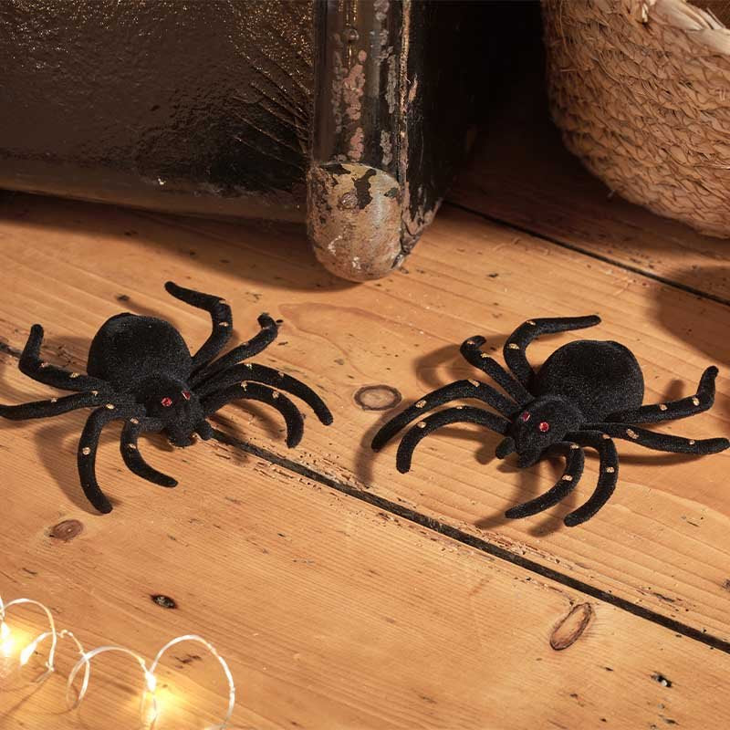 Smart Garden 2 Giant Furry Spiders! - Black