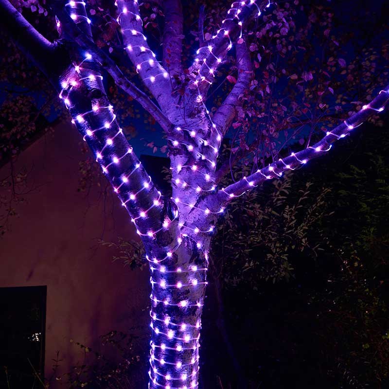 Smart Garden TwoTone String Lights - 200 LEDs - Orange/Purple, LV