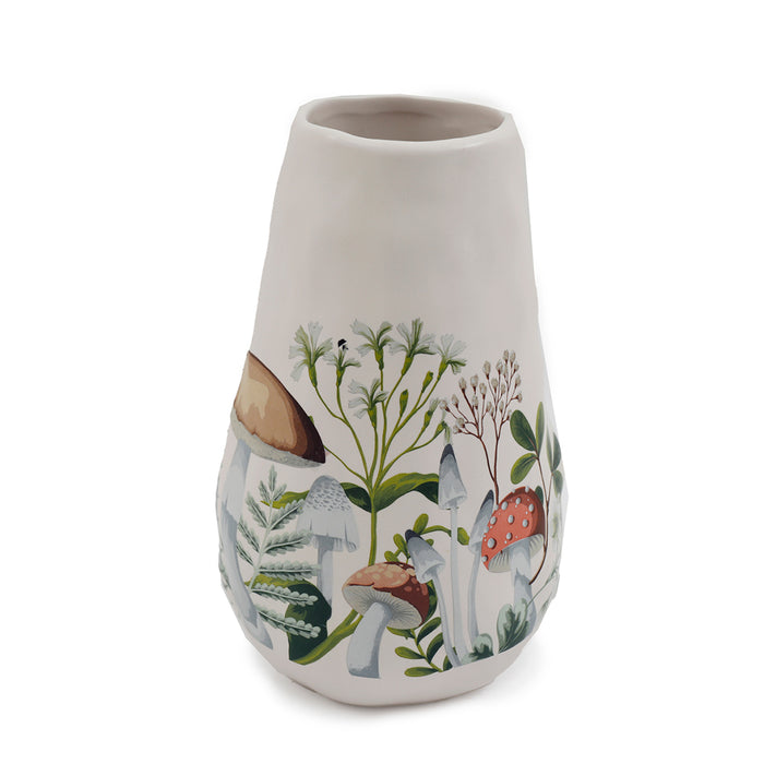 Sifcon 20.5Cm Mushroom Print Vase