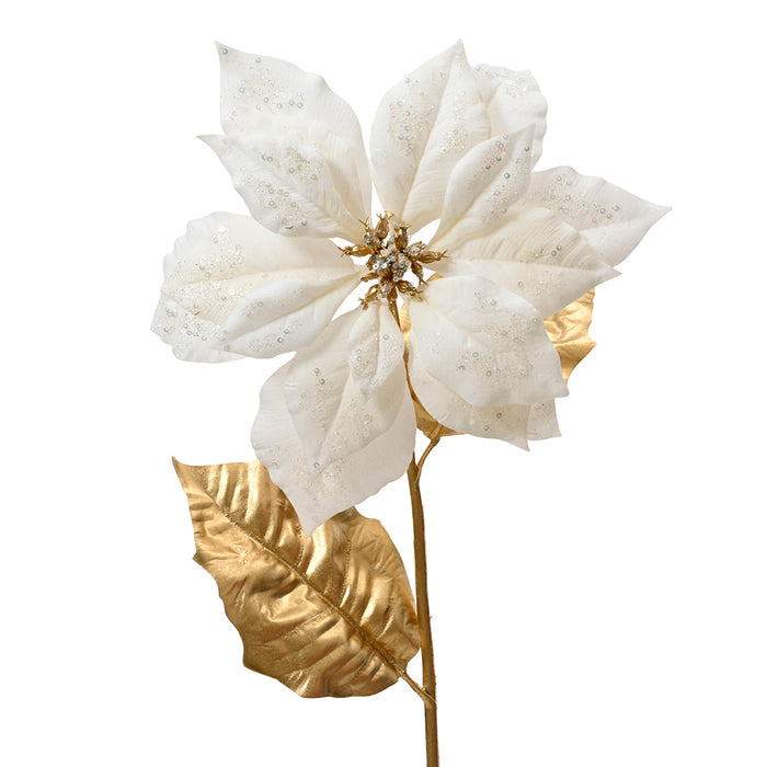 Kaemingk Gold Poinsettia