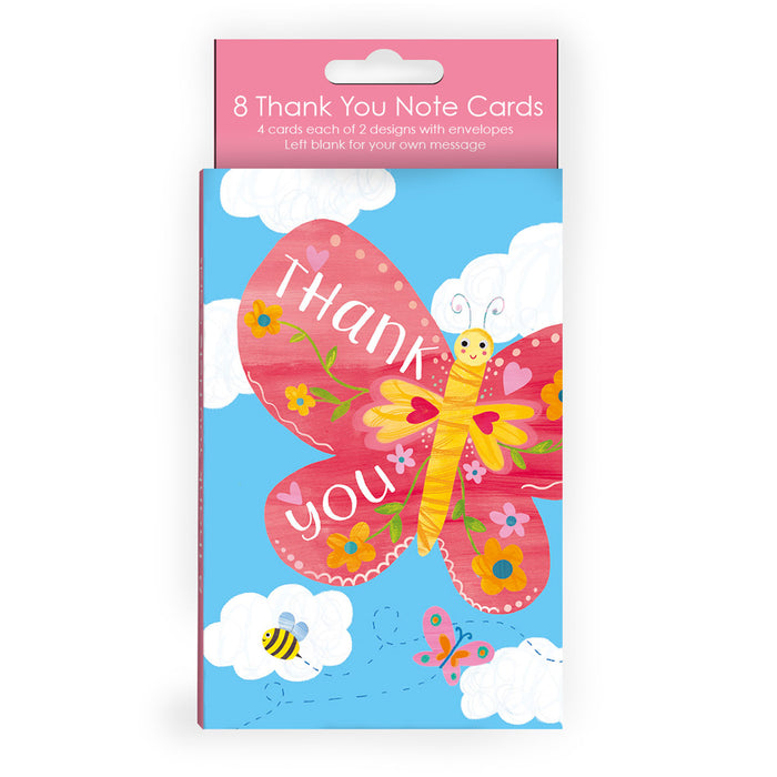 ABA Notelets Thank You - Tortoise & Butterfly