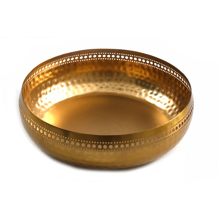 Sifcon 35X27 Gold Decorative Bowl