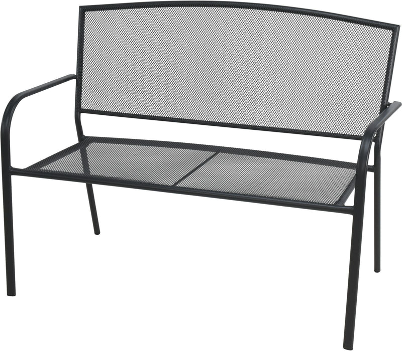 Koopman Ambiance Stackable Mesh Bench - Grey