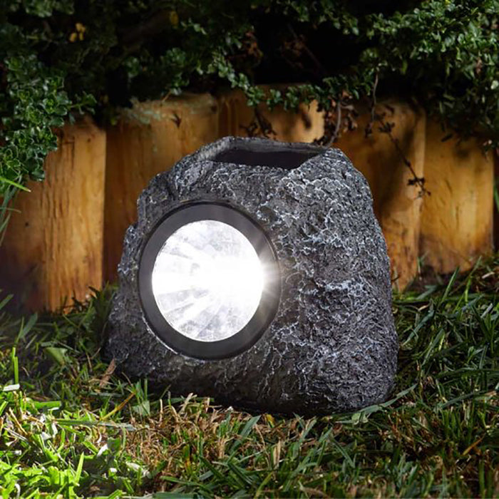 Smart Solar Granite Rock Spotlight 3L