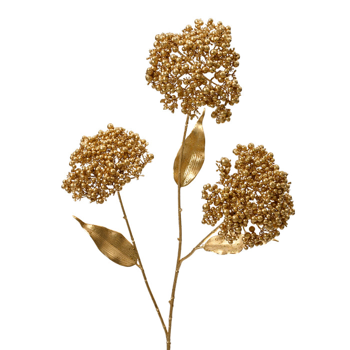 Kaemingk Gold Chrysanthemum On Stem (L.86 cm)